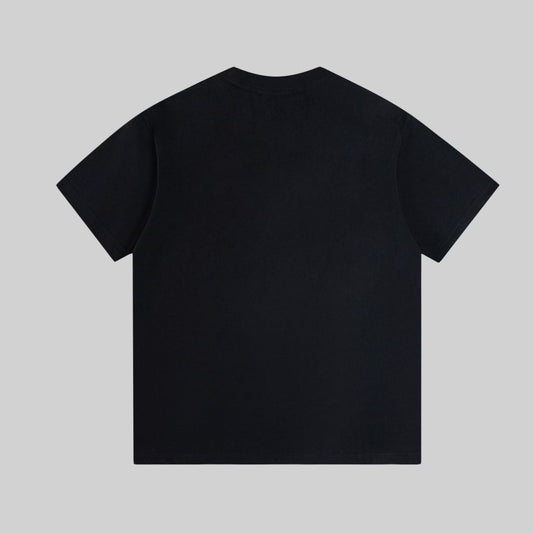 Black fashion T-shirt 9671