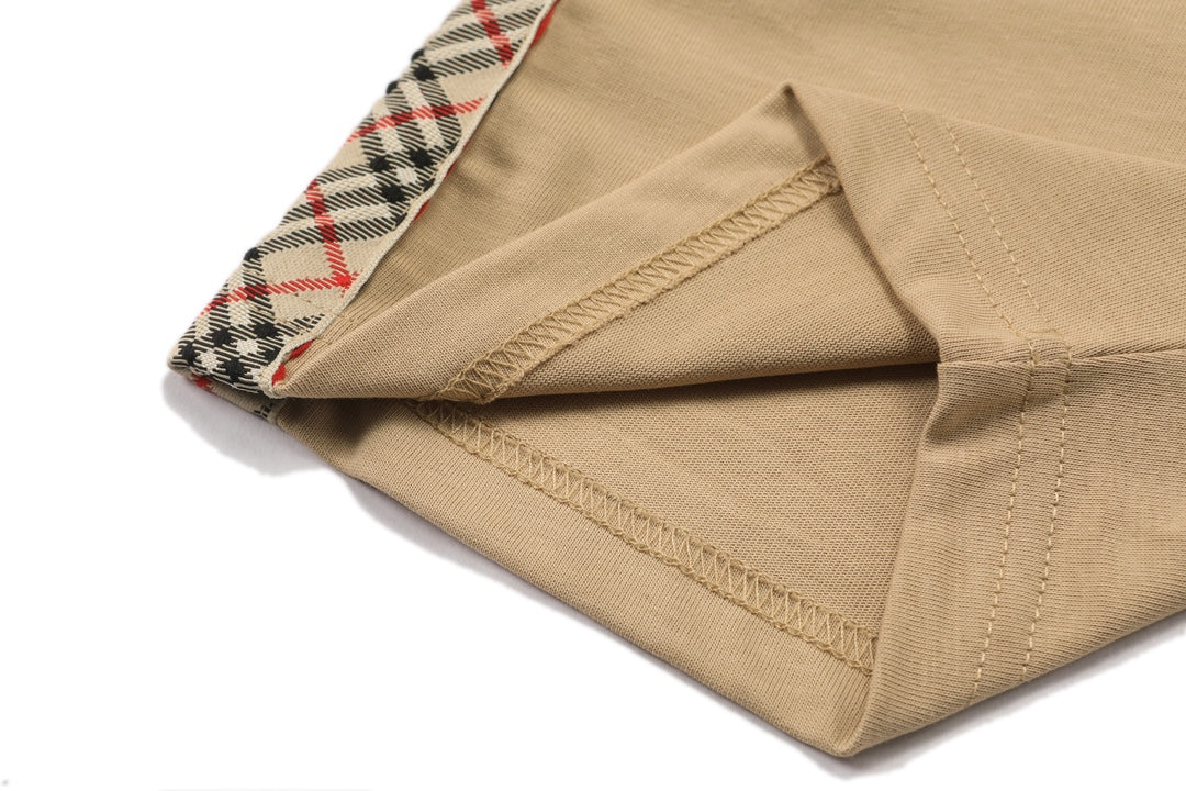 Embroidered classic sleeve T-shirt