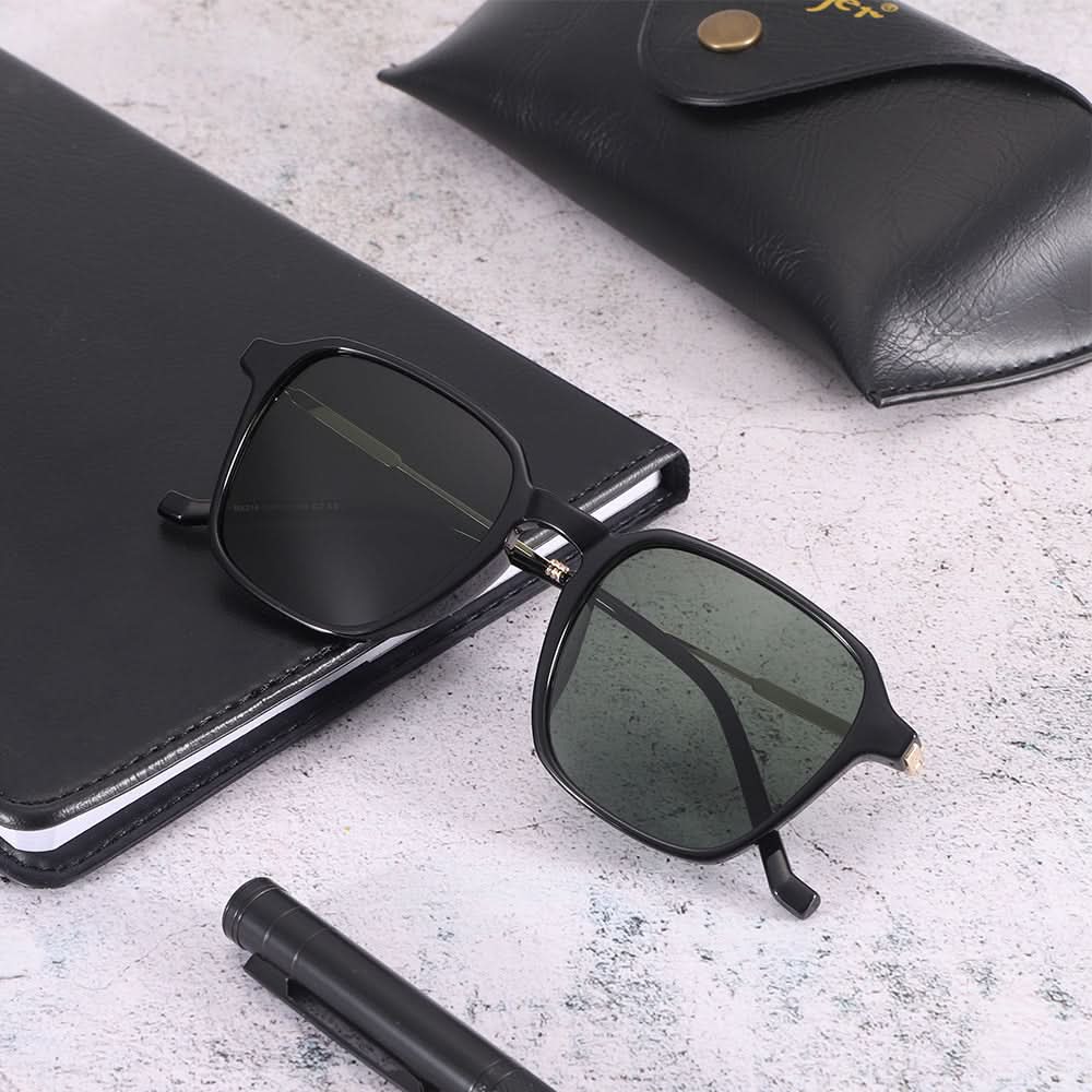 Dollger Amber Square Polarized Sunglasses