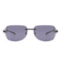 Dollger Rectangle Rimless Tinted Sunglasses