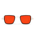 Dollger Metal Square Frame Sunglasses