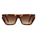Dollger Thick Geek-Chic Geometric Tinted Sunglasses