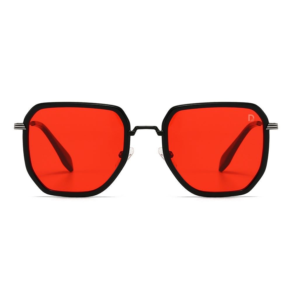 Dollger Retro Polygon Trendy Square Polarized Sunglasses