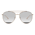 Dollger Polished Silver Aviator Sunglasses