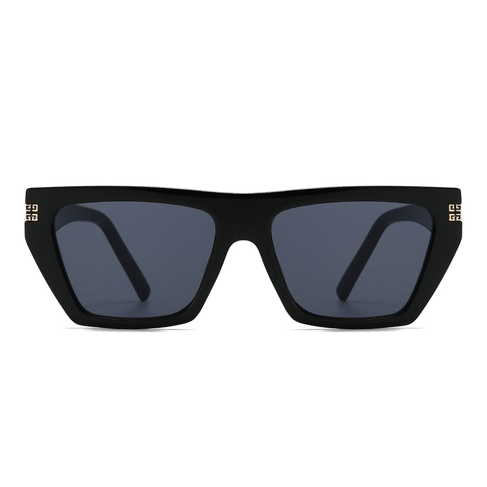 Dollger Thick Geek-Chic Geometric Tinted Sunglasses