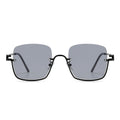 Dollger Square Semi-Rimless Tinted Sunglasses