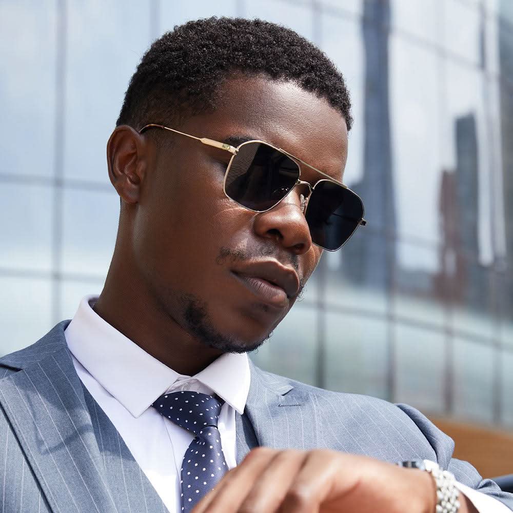 Dollger Square 90s Sunglasses