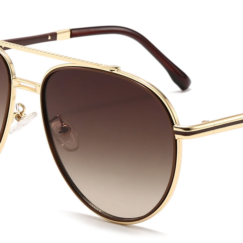 Dollger Thin aviator tinted sunglasses