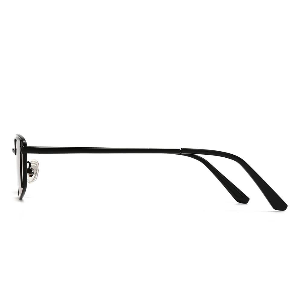 Dollger Rectangular Metal Tinted Sunglasses
