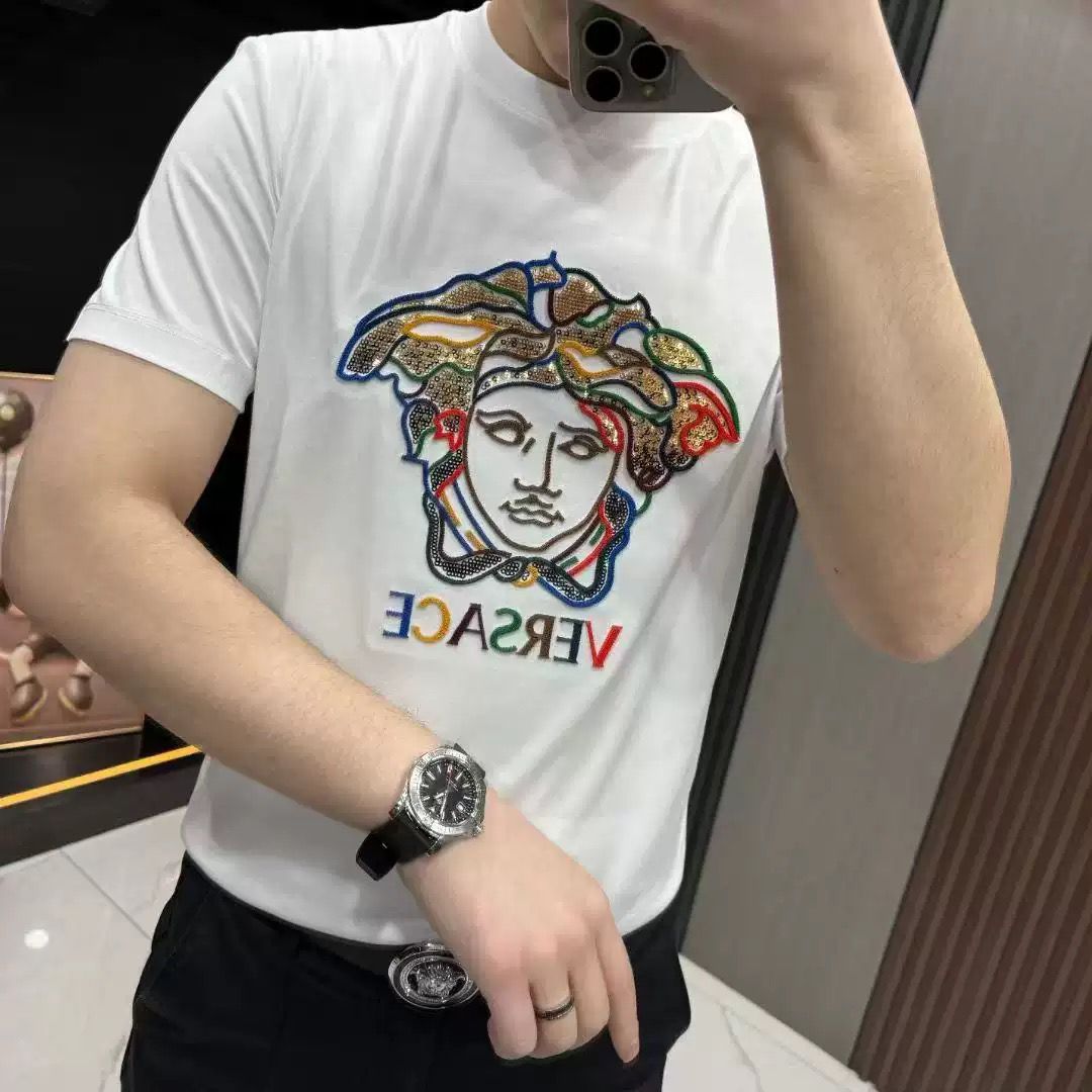 letter 2 color fashion T-shirt 090201