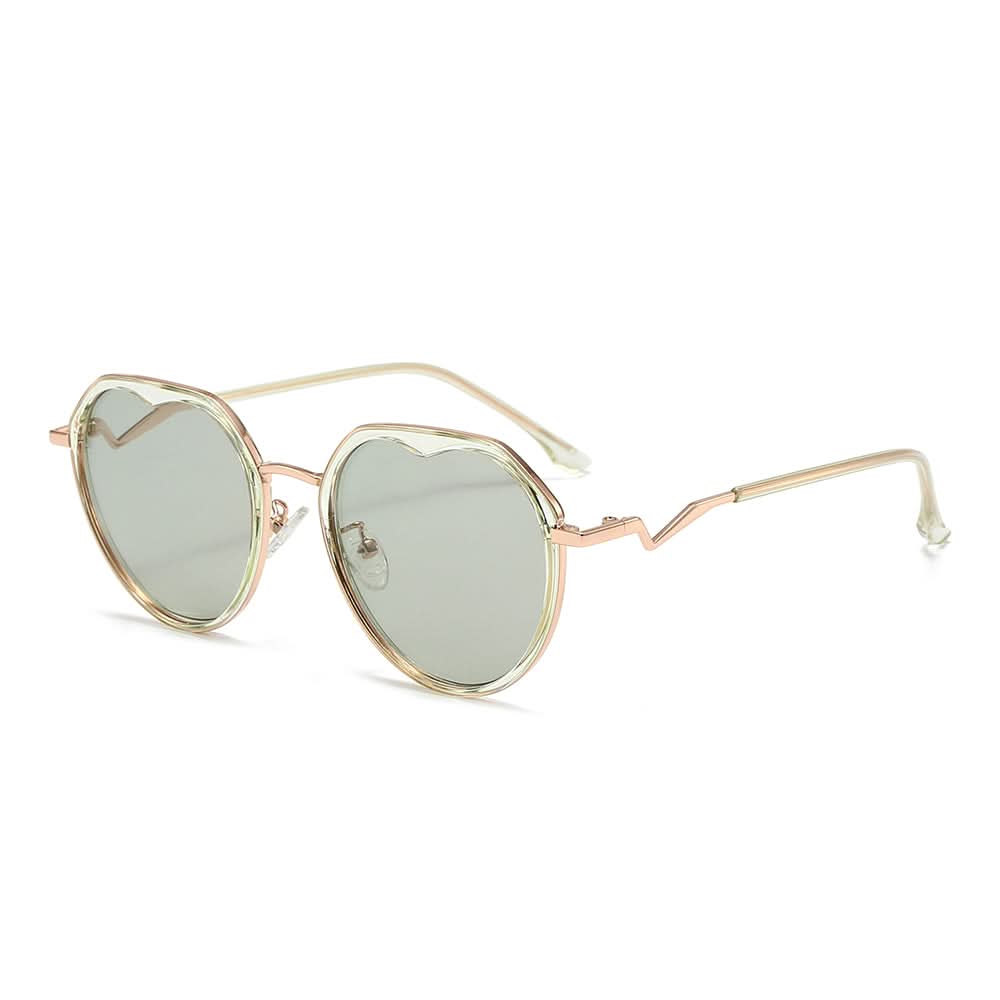 Dollger Gradient Lens  Round Sunglasses