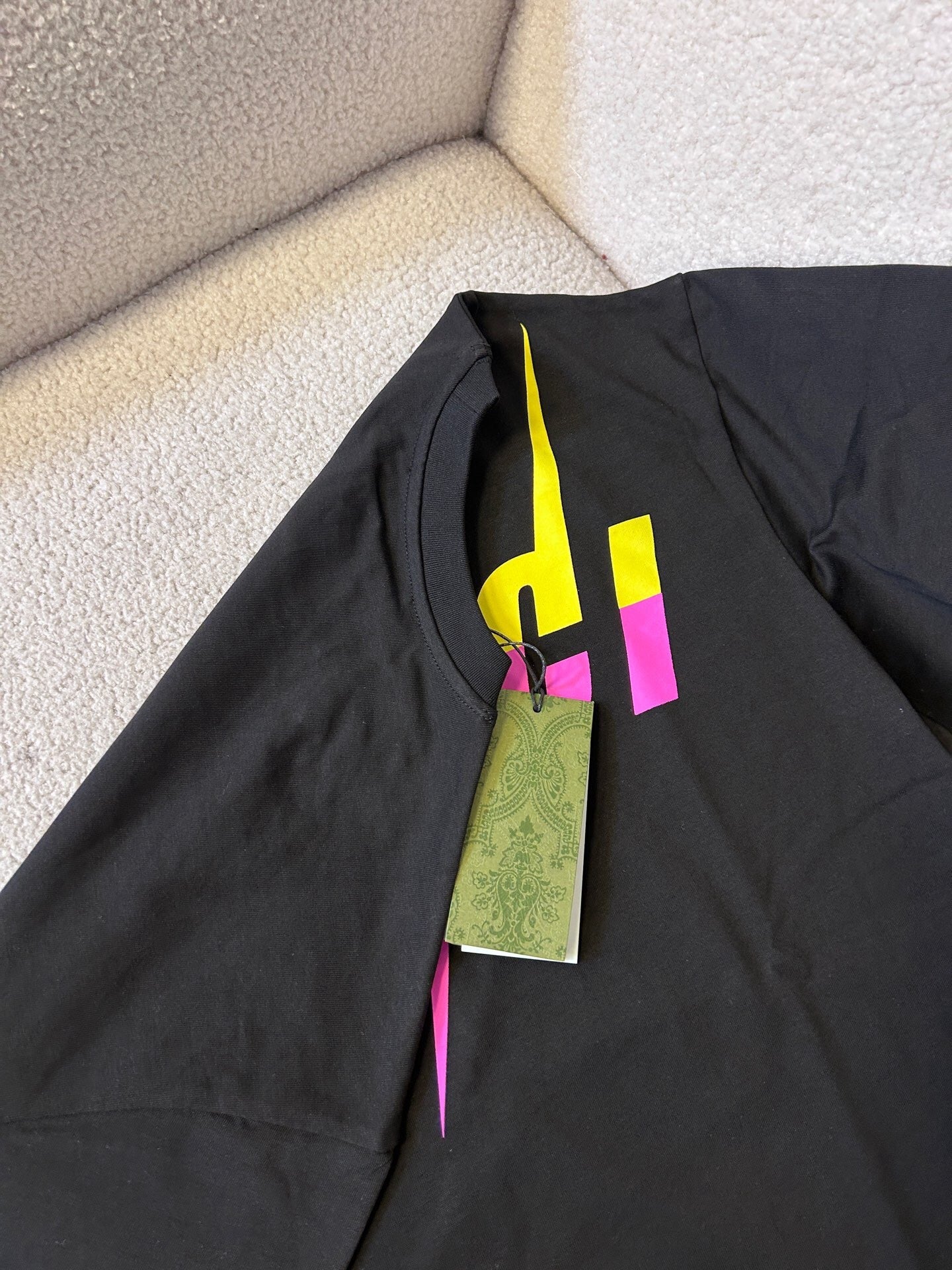 letter 1 color fashion T-shirt 091801