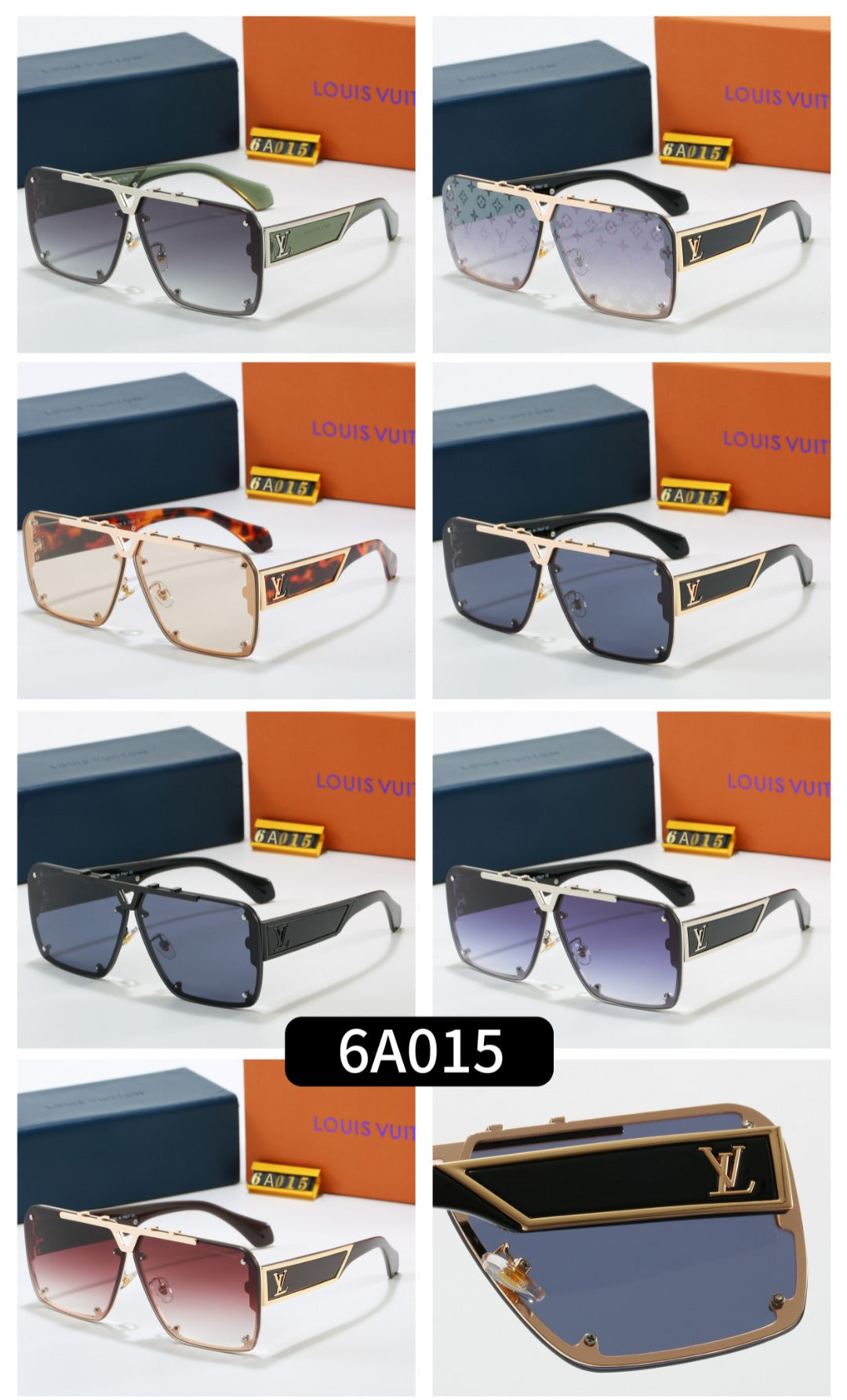 Fashion hot 7 color sunglasses 6A015
