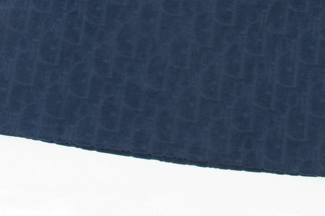 Jacquard towelling T-shirt