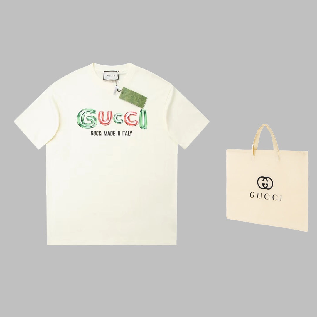 White fashion T-shirt 2076