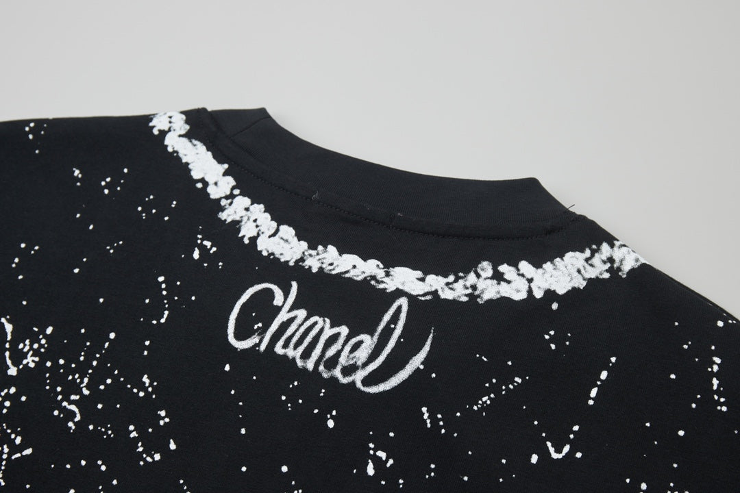 Black fashion T-shirt 0900