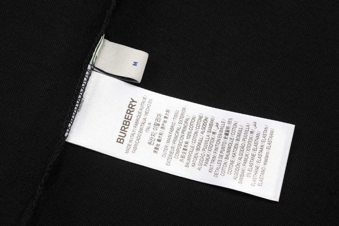 Embroidered classic sleeve T-shirt