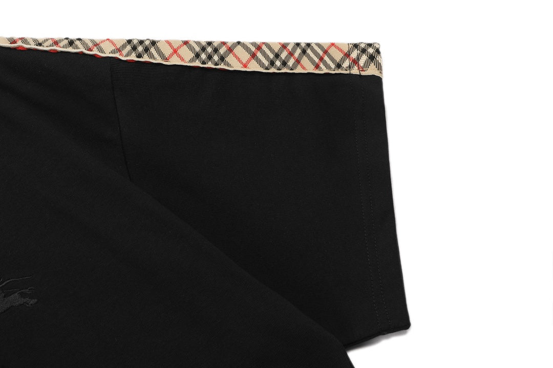 Embroidered classic sleeve T-shirt