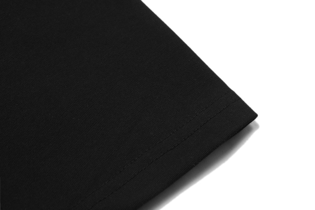 Embroidered classic sleeve T-shirt