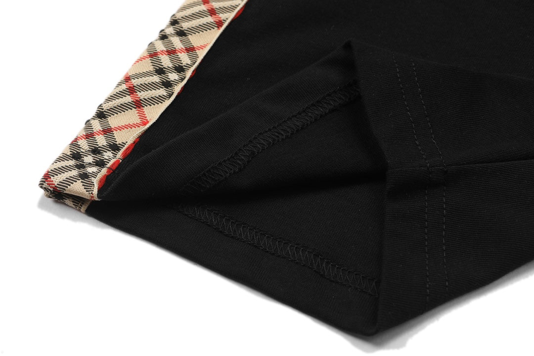 Embroidered classic sleeve T-shirt