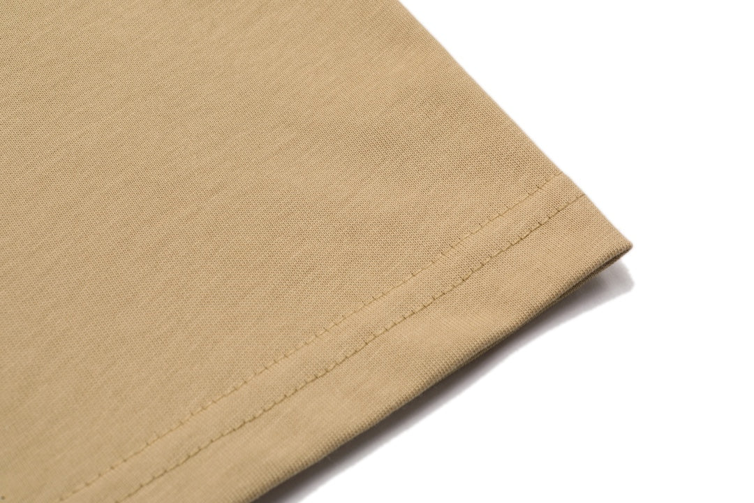 Embroidered classic sleeve T-shirt