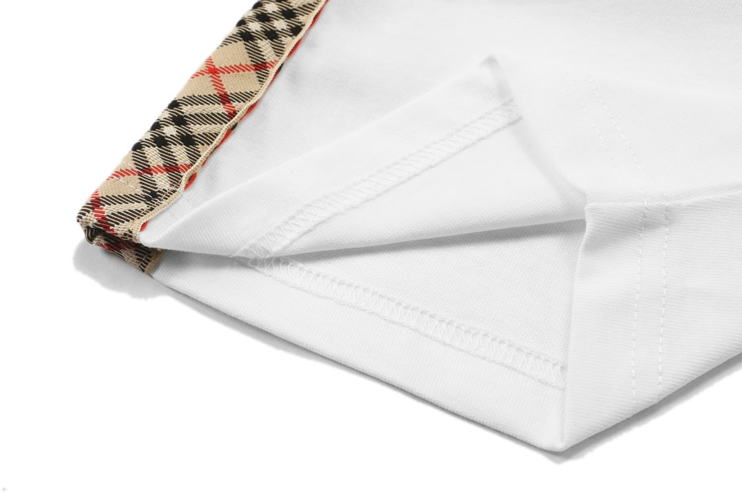 Embroidered classic sleeve T-shirt