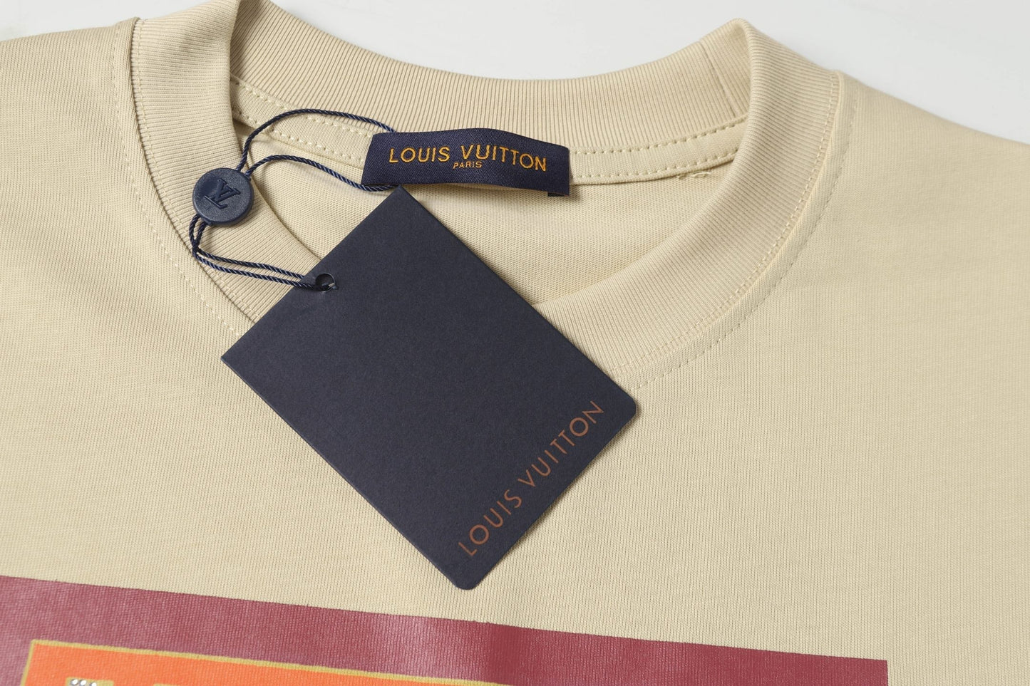 World map print rhinestone T-shirt