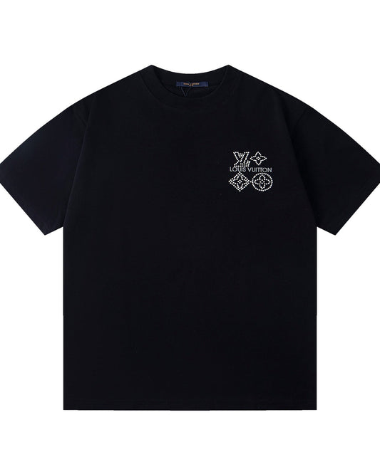 3D Pearl Embroidery T-Shirt