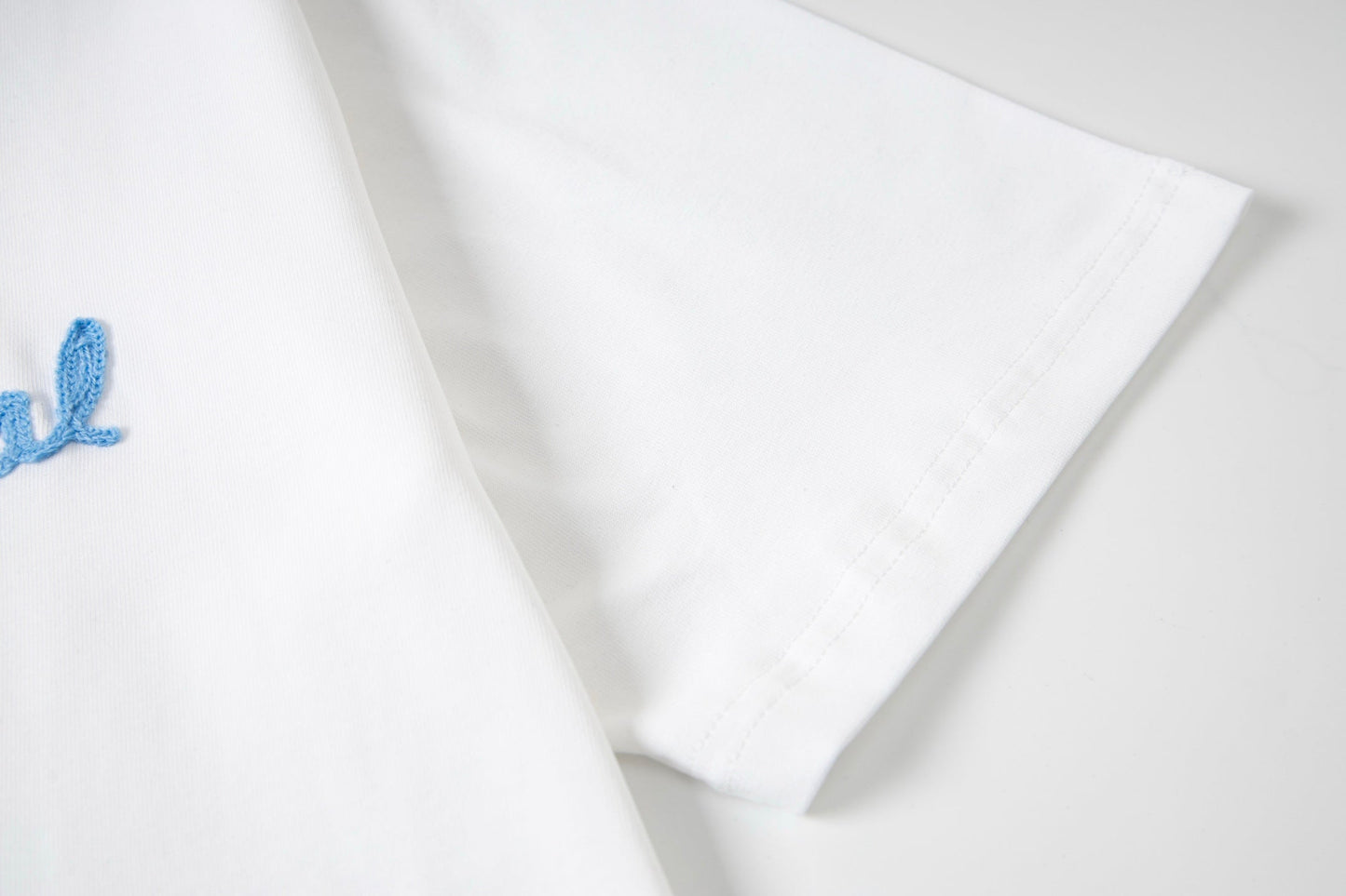 Embroidered cotton T-shirt