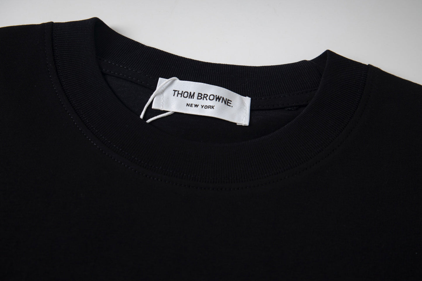 Embroidered pocket cotton T-shirt