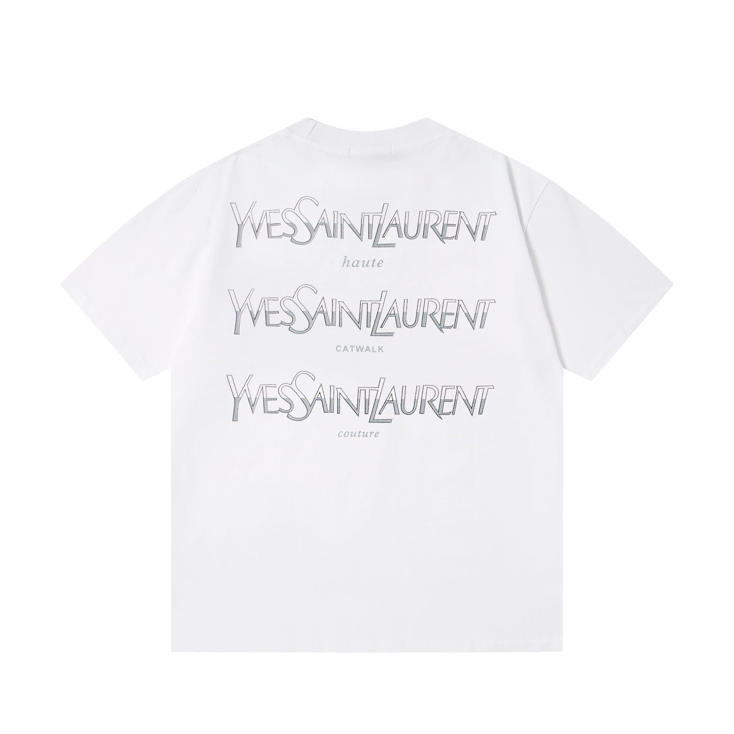 Embroidered cotton T-shirt