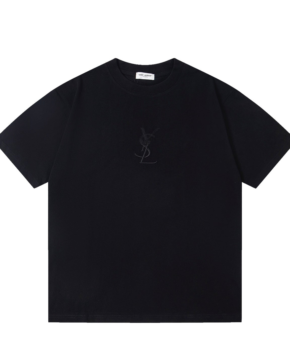 Embroidered cotton T-shirt