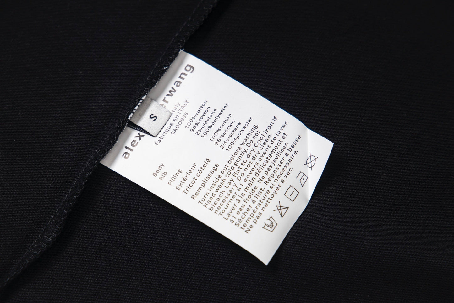 Rivet inlaid with concave silicone reflective T-shirt