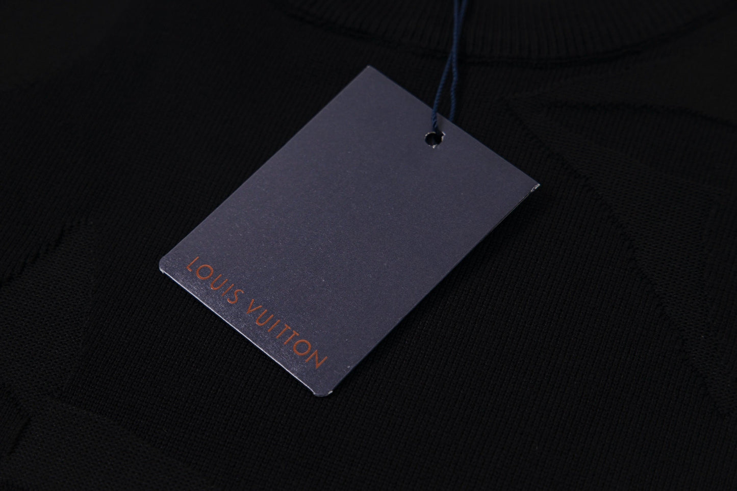 Steel-print relief limited knitted T-shirt