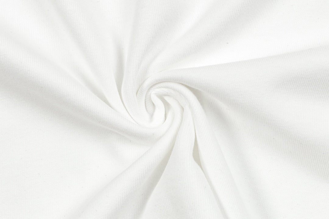 Pearl embroidered cotton T-shirt