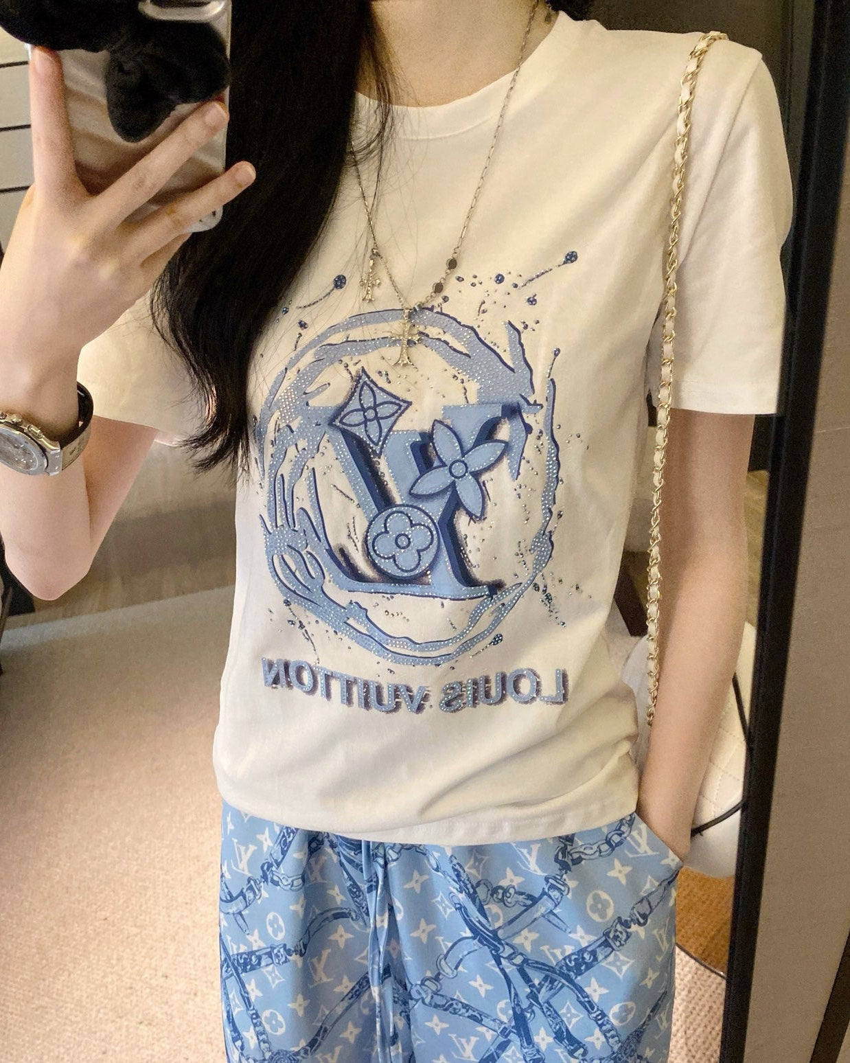 Diamond bean t-shirt