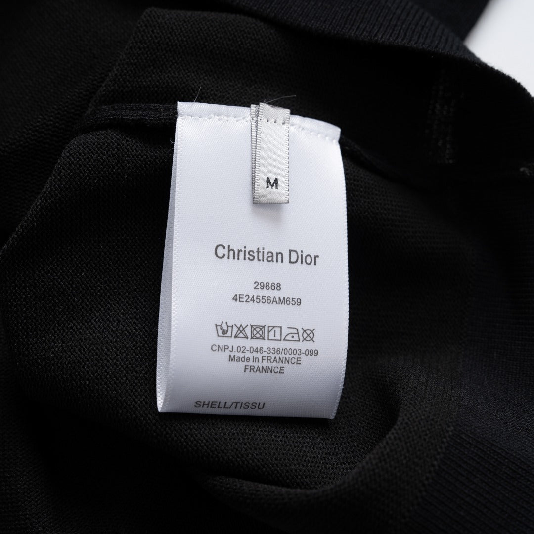 Vintage knitted Black T-shirt