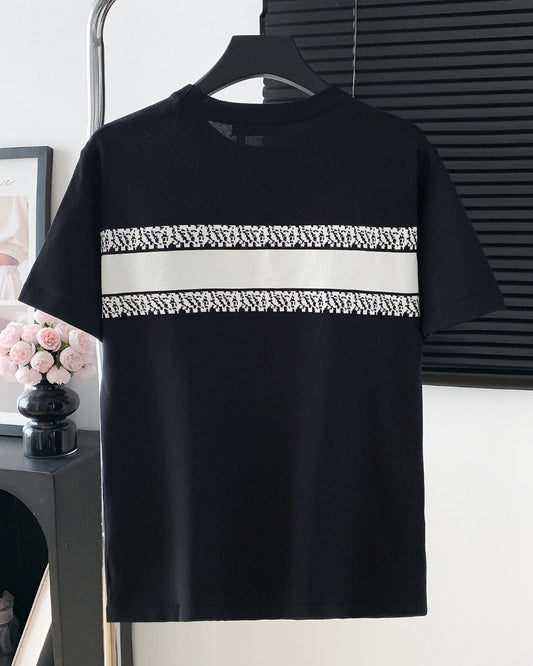 Vintage knitted Black T-shirt