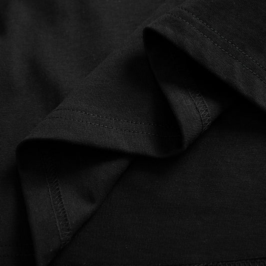 Diamond cotton black T-shirt